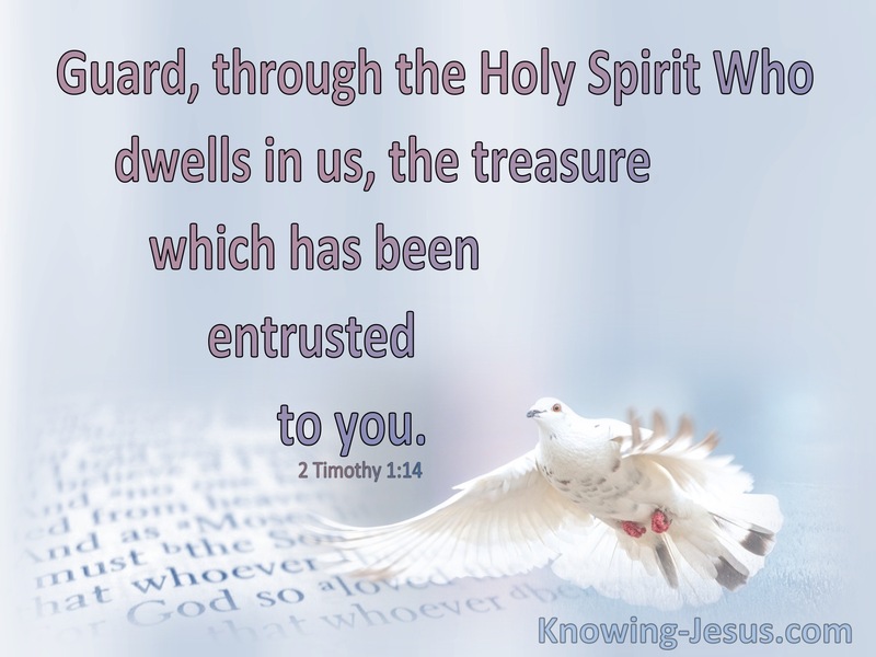 2 Timothy 1:14 Guard The Treasure Entrusted To You (pink)